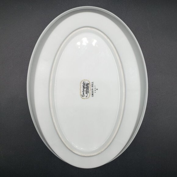 Noritake Green Hill 2897 Fine China 9" Vegetable Bowl - Picture 3 of 9